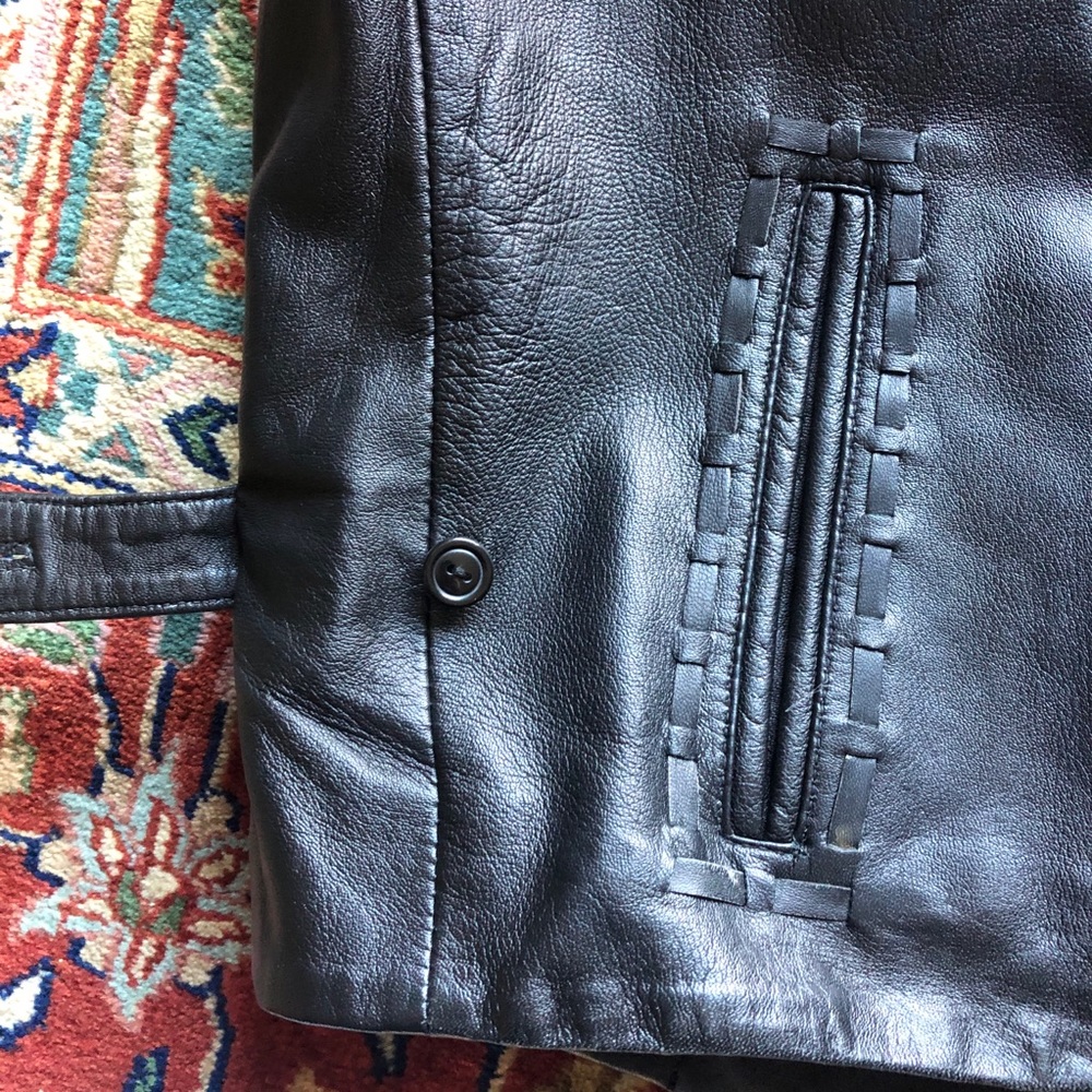 Vintage leather vest - Picture 8 of 10